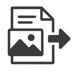 Export media with selected content (by DKZR) logo