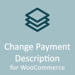 Change Payment Description for WooCommerce logo