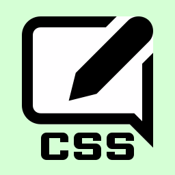 CSS chat button logo