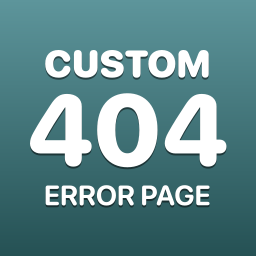 Custom 404 Error Page logo