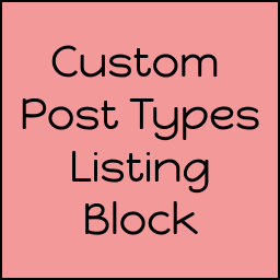 Custom Post Types Listing Block logo