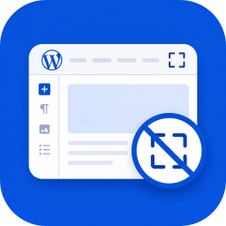 Disable Block Editor FullScreen mode logo