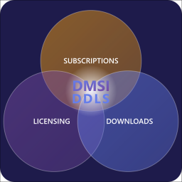 DMSI DDLS – Digital Downloads, Licensing & Subscriptions logo