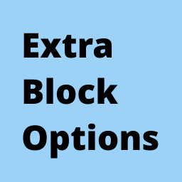 Extra Block Options logo