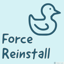 Force Reinstall logo