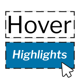 Hover Highlights – Editor highlighting logo