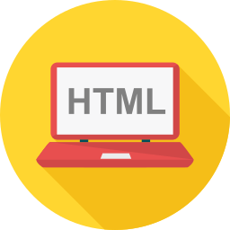 html after URL logo