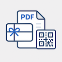 Gift Card PDF and QR logo