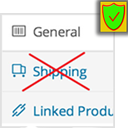 Remove tabs and fields from WooCommerce logo