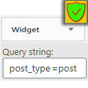 Built-in Widgets Query extend (Custom Post Types & more) logo