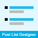 Post List Designer – Category Post, Recent Post, Post List logo