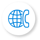 International Telephone Input With Flags And Dial Codes logo