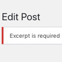 Mandatory Excerpts for WordPress logo