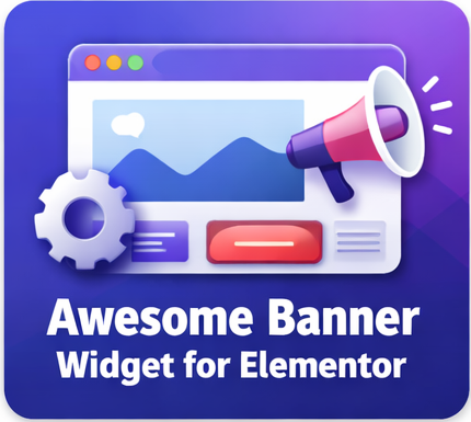 Awesome Banner Widget for Elementor logo