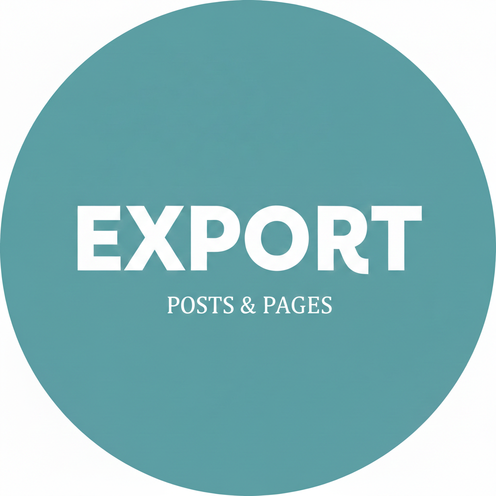 QuickExport: Single & Bulk Post/Page Exporter logo