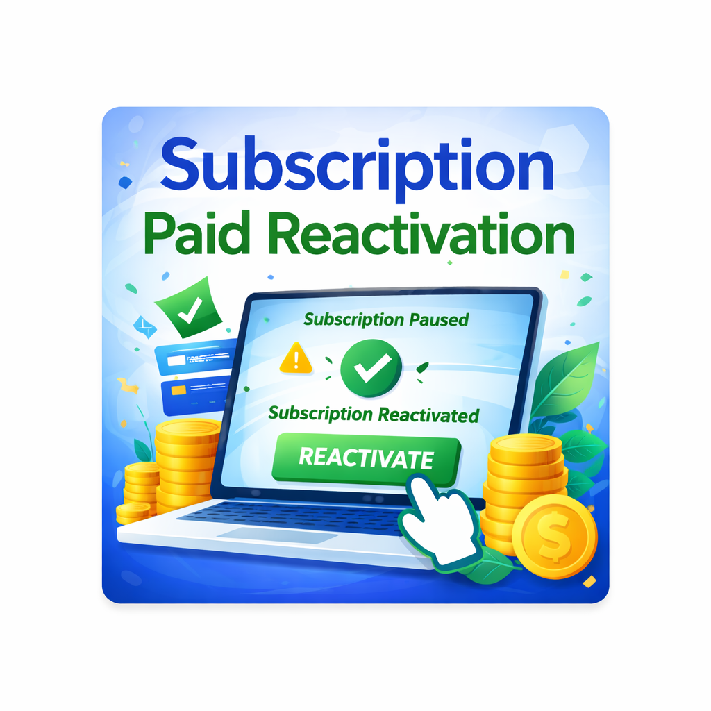 Subscription Paid Reactivation logo