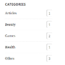 WP Categories Widget logo
