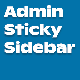 Admin Sticky Sidebar logo