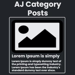 AJ Category Posts logo
