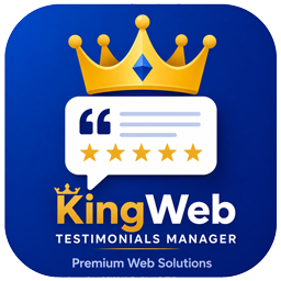 KingWeb Testimonials Manager logo