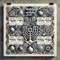 Jewish Hebrew date logo