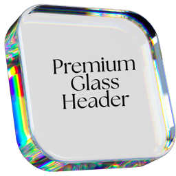 SuryaCreates Premium Glass Header logo
