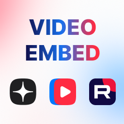 RUS Video Embeds for VK Video, Rutube and Dzen logo