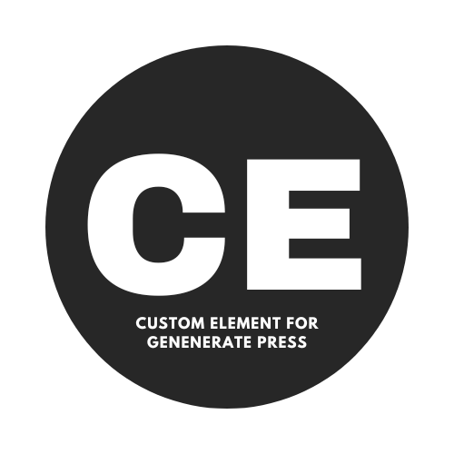 Custom Elements for GeneratePress by DigitalMasteryPath logo