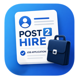 Post2Hire Job Board & Applications logo