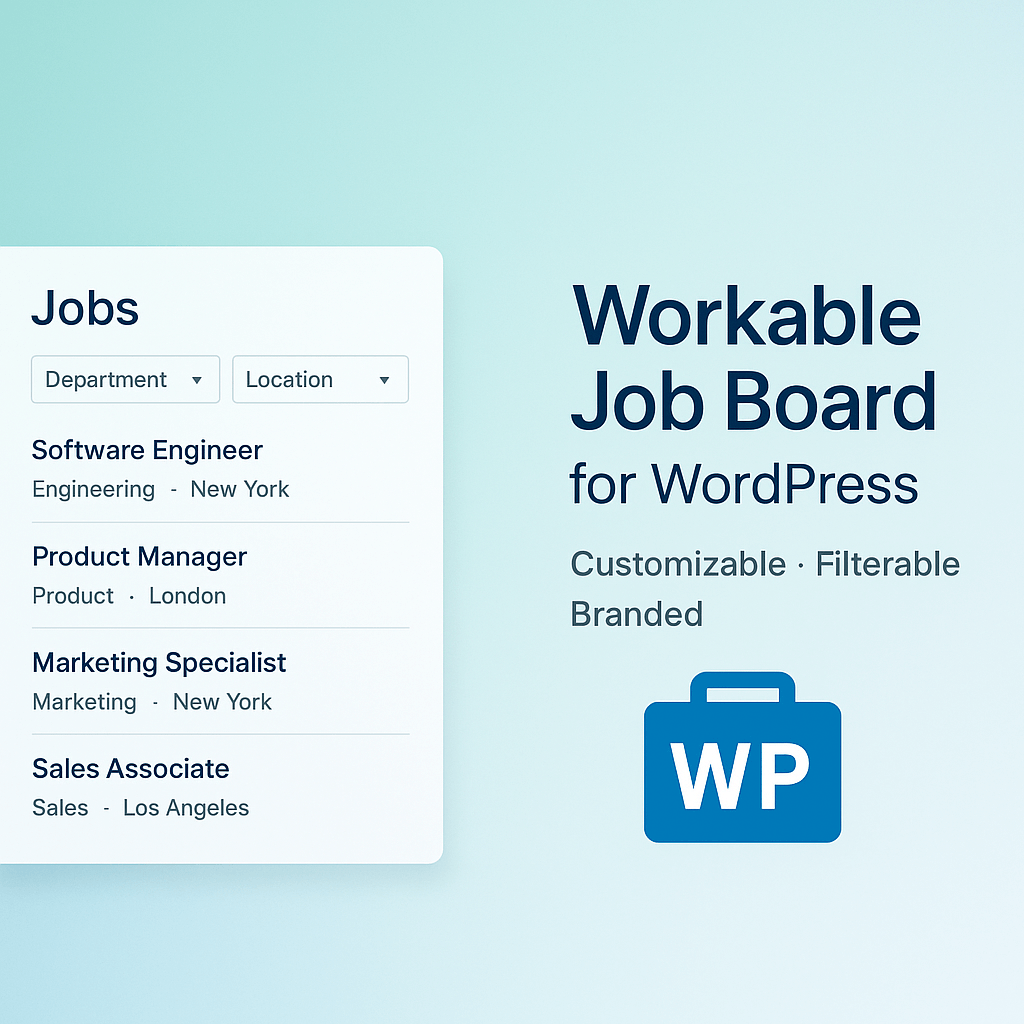 Job Board for Workable logo