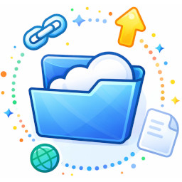 External files in Media Library logo