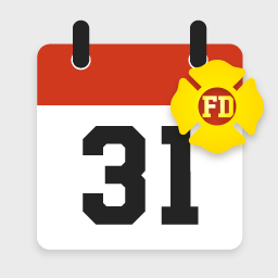 Fire Department Shift Calendar logo