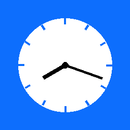 Time.now Clock Widget logo