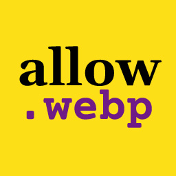 Allow Webp image logo