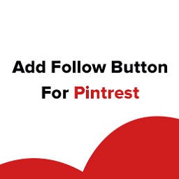 Add Follow Button For Pintrest logo