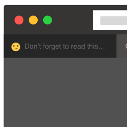 Browser Tab Title Reminder logo