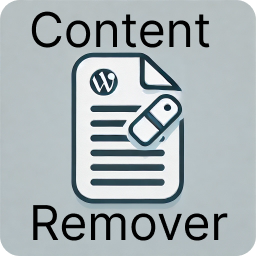 ContentRemover – remover titles, dates, author logo