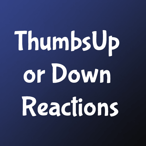 ThumbsUp or Down Reactions logo
