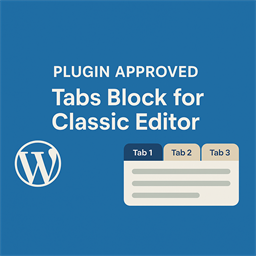 Tabs Block for Classic Editor logo