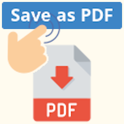 Save as PDF Plugin by PDFCrowd logo