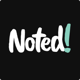 Noted! logo