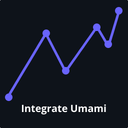 Integrate Umami logo