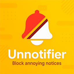 Unnotifier — disable admin notices individually logo