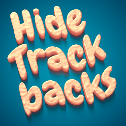 Hide Trackbacks logo