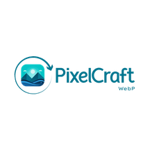 PixelCraft with WebP logo