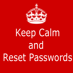 Emergency password reset logo