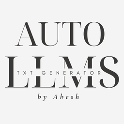 Auto LLMS (.txt) Generator logo