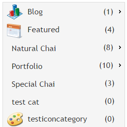 Category and Subcategory List Widget logo