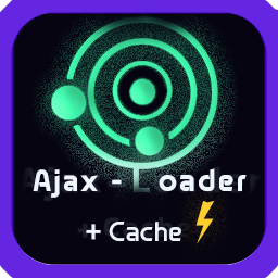Ajax loader + Cache logo