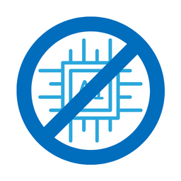 Simple NoAI and NoImageAI logo